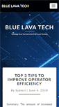 Mobile Screenshot of bluelavatech.com